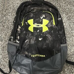 Under Armour Black and Yellow Kids Backpack